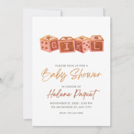 Invitación clásica de Baby Shower