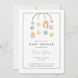 Invitación clásica de Baby Shower