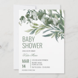 Invitación clásica de Baby Shower