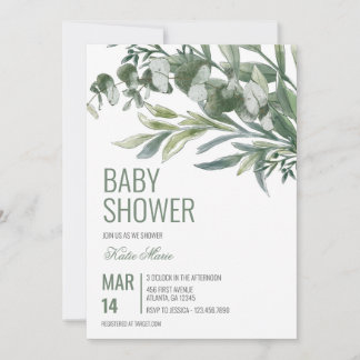 Invitación clásica de Baby Shower