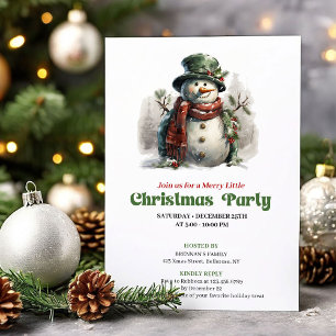 Invitación clásica de fiesta vintage de hombre de