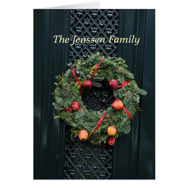 Invitación clásica de la dirección de la puerta de (Frente)