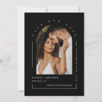 Clásica Foto De Arco Negro Código QR Guardar Nuest