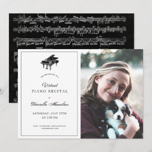 Invitación Clásica foto de Recital Virtual de Piano Blanco