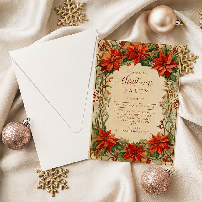 Invitación Clásico Botánico de Navidad (Subido por el creador)