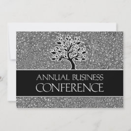 Invitación Clásico de conferencia anual negro