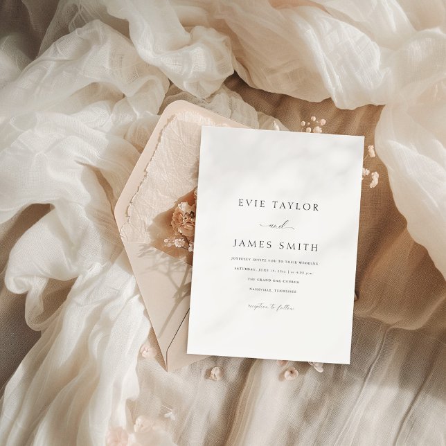 Invitación Clásico elegante Boda de fotografía de la Biblia m (Subido por el creador)