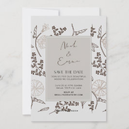 Invitación Clásico Guardar la fecha