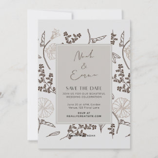 Invitación Clásico Guardar la fecha