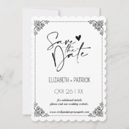 Invitación Clásico minimalista, tu foto enamorada