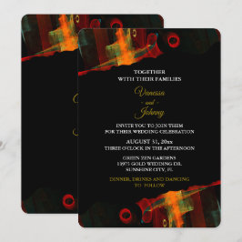 Invitación Clásico Moderno Elegante Tendencia Patrón #903 Bod