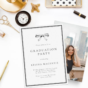 Invitación Clásico Partido de Graduación de Fotografía de Vin