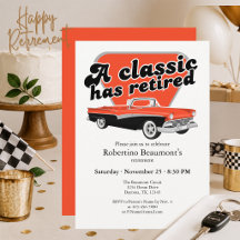 Clásico se ha Retirado Fiesta de Retiro del Coche 