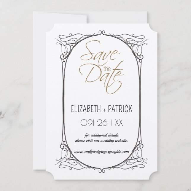 Invitación Clásicos minimalistas, búhos enamorados salvan la  (Anverso)