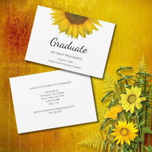 Invitación  Class of 2023 Sunflower Graduation Party 