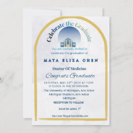 Invitación Class of 2026 Graduation Party Invitation | Purple