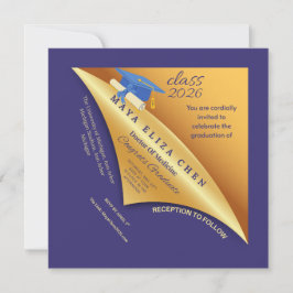 Invitación Class of 2026 Graduation Party Invitation | Purple