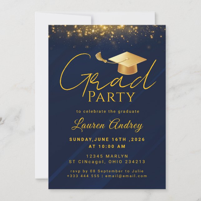 Invitación Class of 2027 Graduation Party (Anverso)