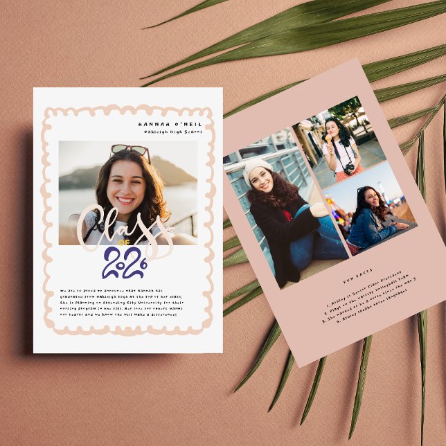 Invitación Class Of Personalized Graduation Announcement (Subido por el creador)