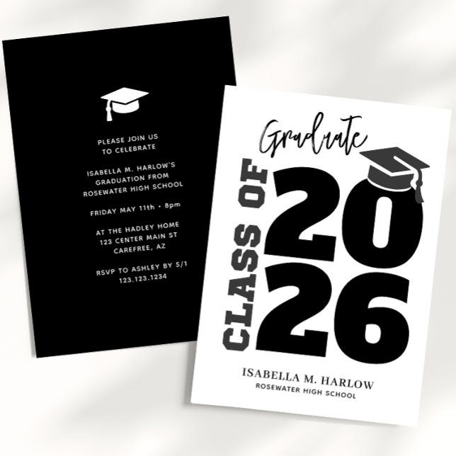 Invitación Class of Year Graduation Party (Subido por el creador)