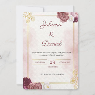 Invitación Classic Elegant Wedding Invitation
