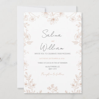 Invitación Classic Elegant Wedding Invitation | Timeless 