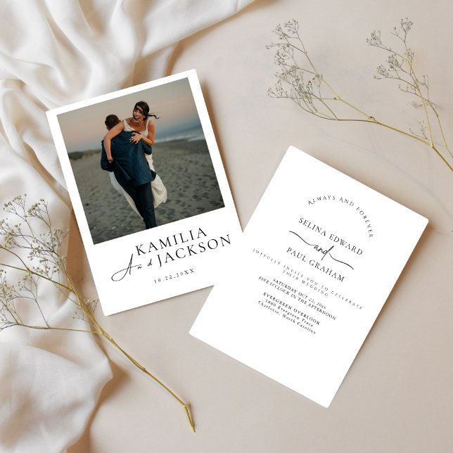 Invitación Classic Modern Invitation - Elegant And Minimalist (Classic Modern Invitaion )