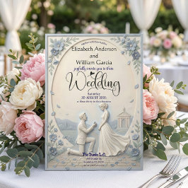 Invitación Classic Romantic Proposal Wedding