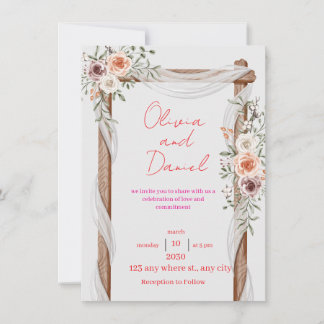 Invitación Classic Wedding Invitation – Elegant and Timeless 