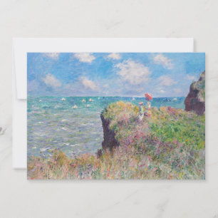 Invitación Claude Monet - Camino acantilado en Pourville