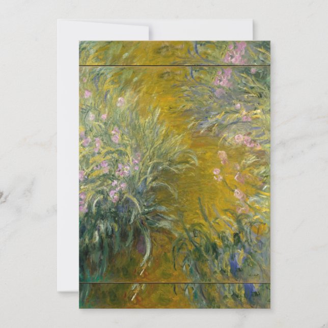 Invitación Claude Monet - El camino a través de los irlandese (Anverso)