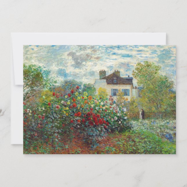Invitación Claude Monet - El jardín del artista en Argentina (Anverso)