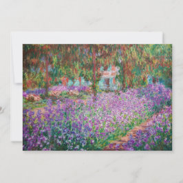 Invitación Claude Monet - El jardín del artista en Giverny