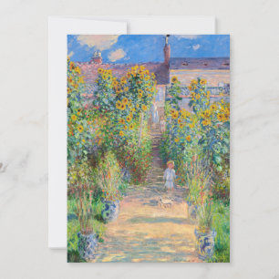 Invitación Claude Monet - El jardín del artista en Vetheuil