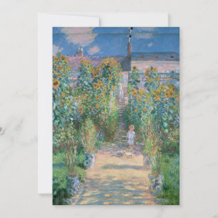 Invitación Claude Monet - El jardín del artista en Vétheuil