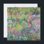 Invitación Claude Monet - El jardín del Iris en Giverny<br><div class="desc">El Jardín Iris de Giverny / El Jardín del Artista en Giverny - Claude Monet,  1899-1900</div>