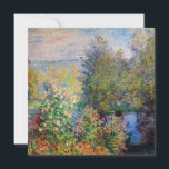 Invitación Claude Monet - Esquina del jardín de Montgeron<br><div class="desc">Esquina del Jardín de Montgeron / Moneda de Jardin a Montgeron - Claude Monet,  Petróleo sobre lienzo,  1876</div>