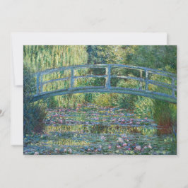 Invitación Claude Monet - estanque de Lily del Agua, Armonía