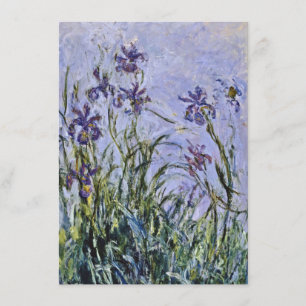 Invitación Claude Monet - Iris Mauves