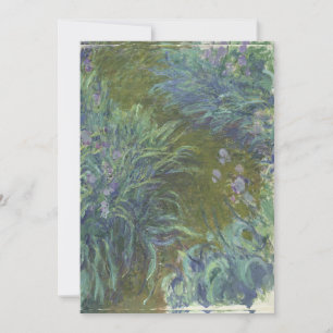 Invitación Claude Monet - Irises