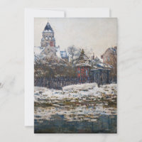 Claude Monet - La Iglesia en Vetheuil