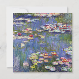 Invitación Claude Monet - Lilies de agua / Nympheas