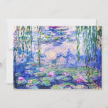 Invitación Claude Monet - Lilies de agua / Nympheas 1919<br><div class="desc">Lilies de agua / Nympheas (W.1852) - Claude Monet,  Petróleo en lienzo,  1916-1919</div>