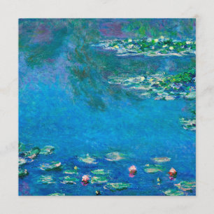 Invitación Claude Monet - lirios de agua 1906