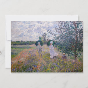 Invitación Claude Monet - Paseo cerca de Argenteuil