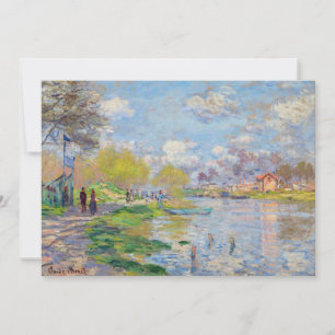 Invitación Claude Monet - Primavera por el Sena