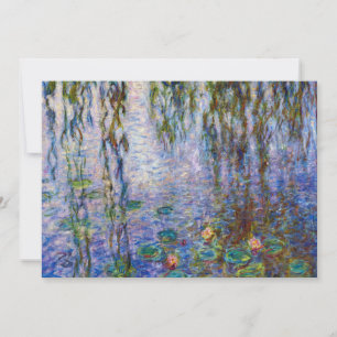 Invitación Claude Monet - Water Lilies