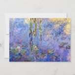 Invitación Claude Monet - Water Lilies<br><div class="desc">Lilies de agua/Nympheas por Claude Monet en 1916-1919</div>