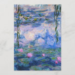 Invitación Claude Monet - Water Lilies 1919<br><div class="desc">Claude Monet - Water Lilies 1919 . Famoso cuadro de arte.</div>