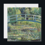 Invitación Claude Monet - Water Lily Pond y Puente Japanés<br><div class="desc">The Water Lily Pond and the Japanese Bridge / Le Bassin aux nympheas - Claude Monet,  1899</div>